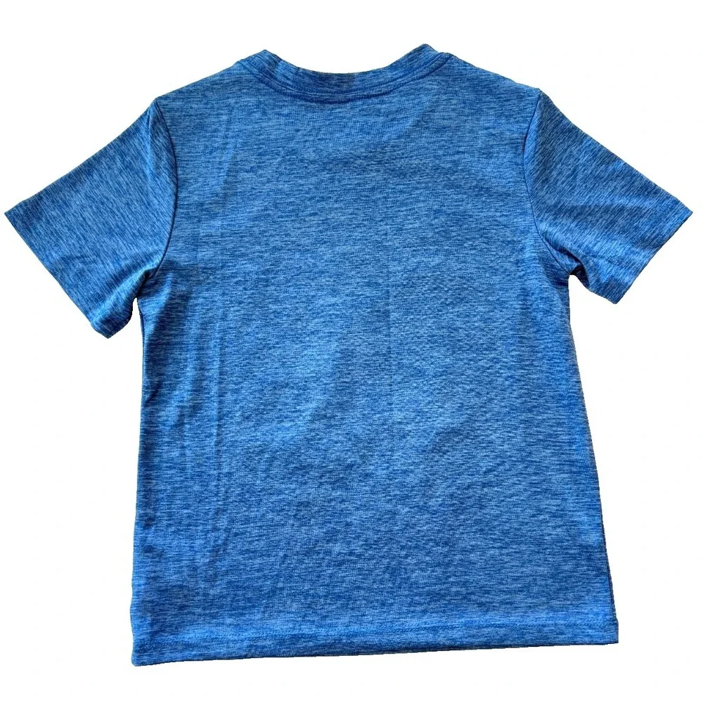 Adidas Tee Shirt Boys Size 5 Blue Graphic Athletic‎